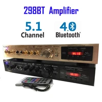 sunback 298bt home high power amplifier 200w200w 5 1 vocal tract dual microphone reverberation bluetooth fm radio support usb