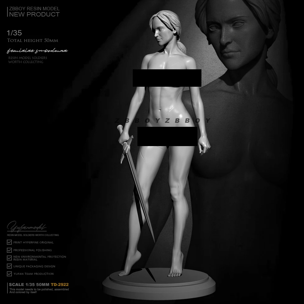 1/35 набор моделей из смолы красивая бесцветная и самособранная фотография |