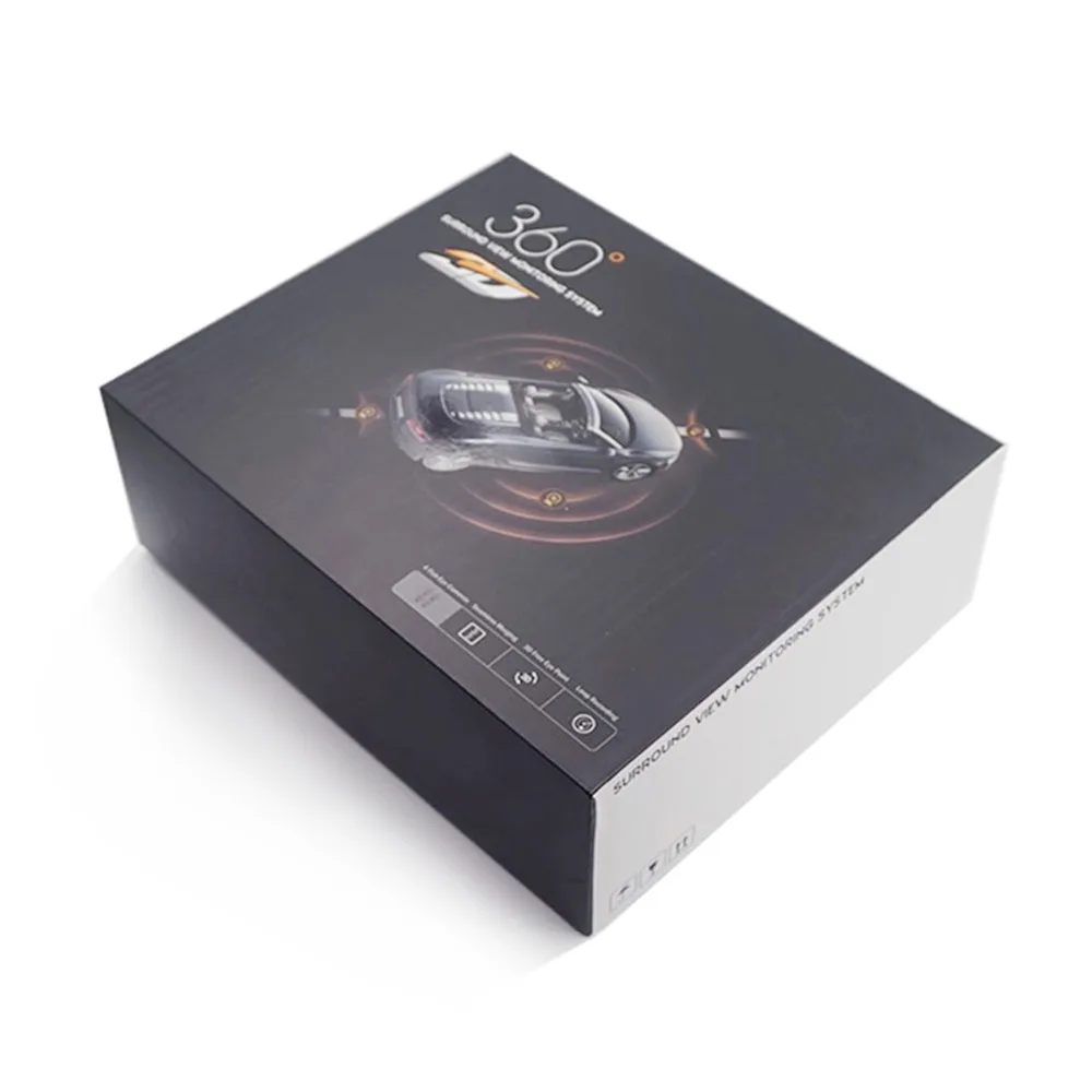 360 3D HD Car Surroundview Monitoring System Bird View System 4 Camera DVR Dash Camera HD 1080P Recorder Parking Monitoring