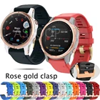 Ремешок для часов Garmin Fenix 5S, силиконовый, 20 мм, для Fenix 6S, 6S Pro, Mk2S, 5S Plus, GPS, спортивный, легко снимается