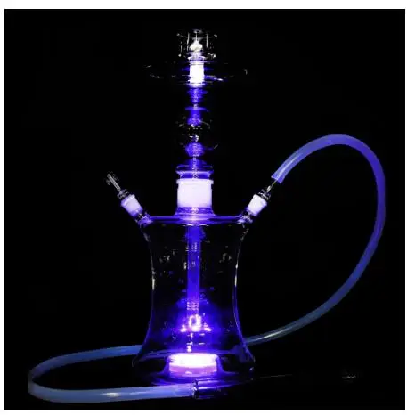 Полный набор кальян для табака Nargile Sheesha аксессуары со светодиодной светильник