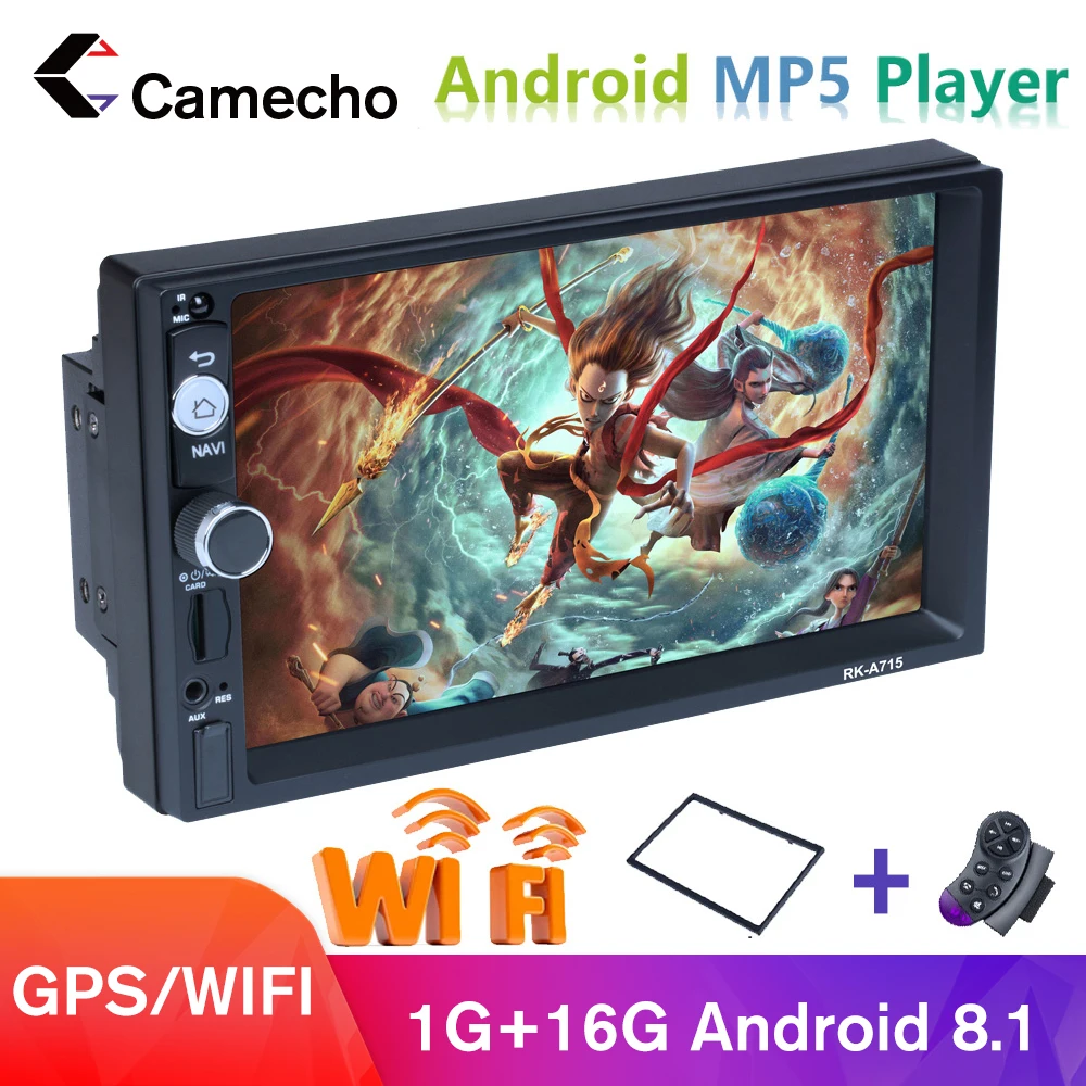 Автомагнитола Camecho 2 Din Android 8 1 автомобильный мультимедийный плеер с GPS Wi Fi