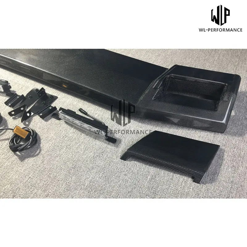 Задний спойлер W463 из углеродного волокна крыло крыши со светодиодный ными