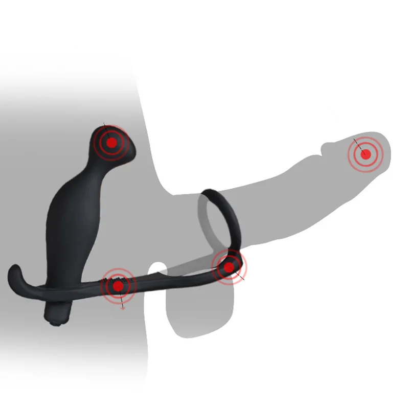 10 скоростной Мужской Вибратор Электронная блокировка Анальные игрушки Анальная