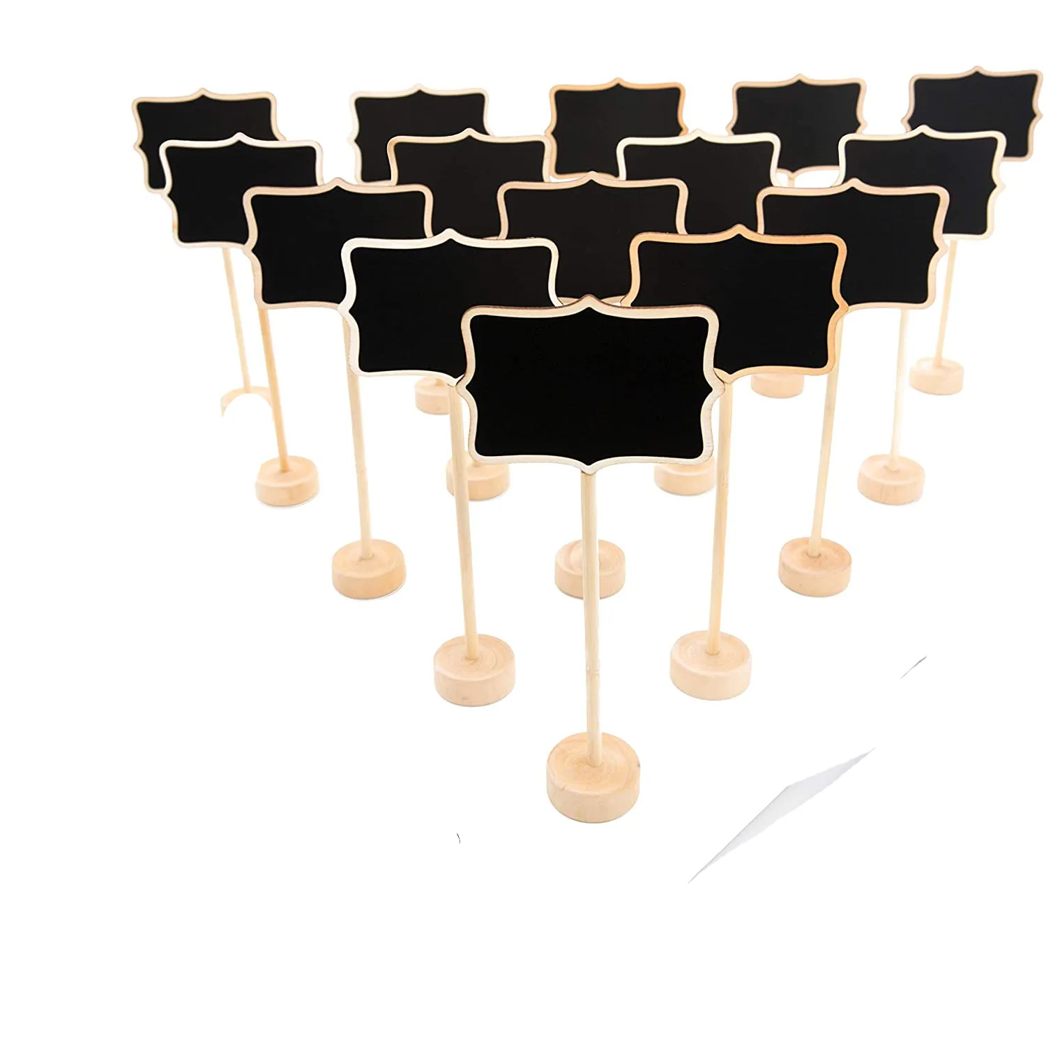 

METABLE 20 упаковок мини наклейка для доски деревянная доска для настольных номеров, свадеб, день рождения украшения для вечеринок