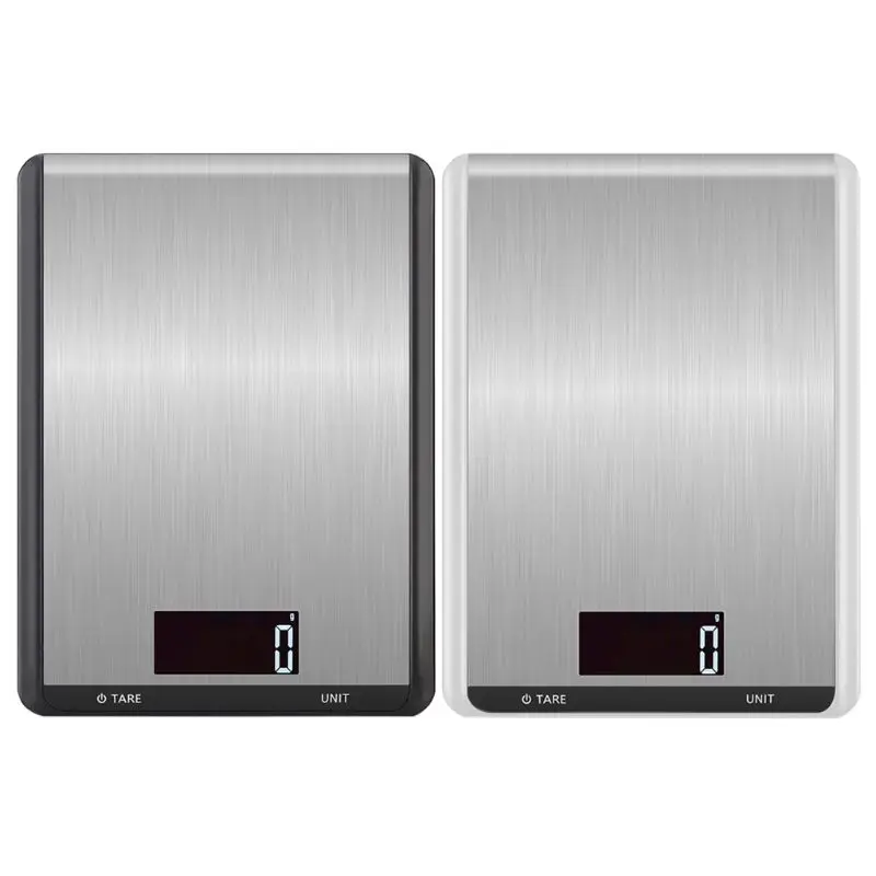 

Large Stainless Steel Electronic Kitchen Scale 5KG 10KG 1g Slim Baking Scales