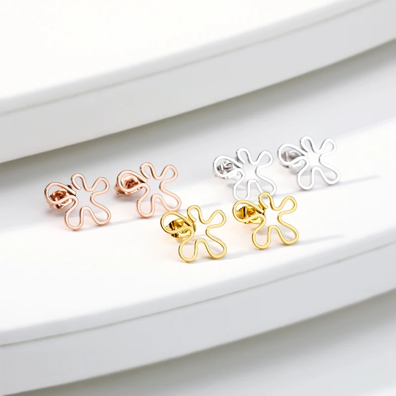 

Fashion Cute Stud Earrings For Women Wedding Party Bohemian Acrylic hollow Flower Earrings Statement Boho Jewelry Gifts