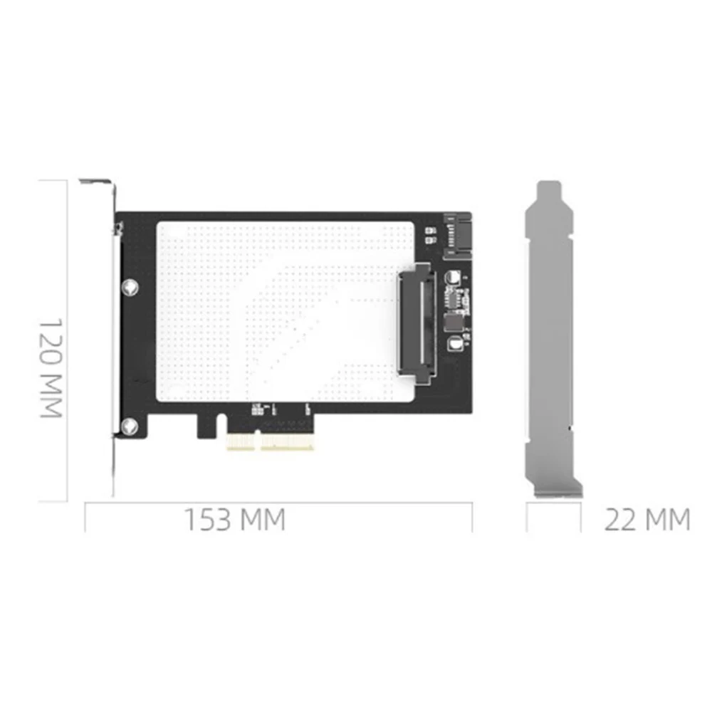 

KT048 PCIE X4 U.2/SATA 7- SATA, 2,5 , SFF-8639 PCI-Express 3,0
