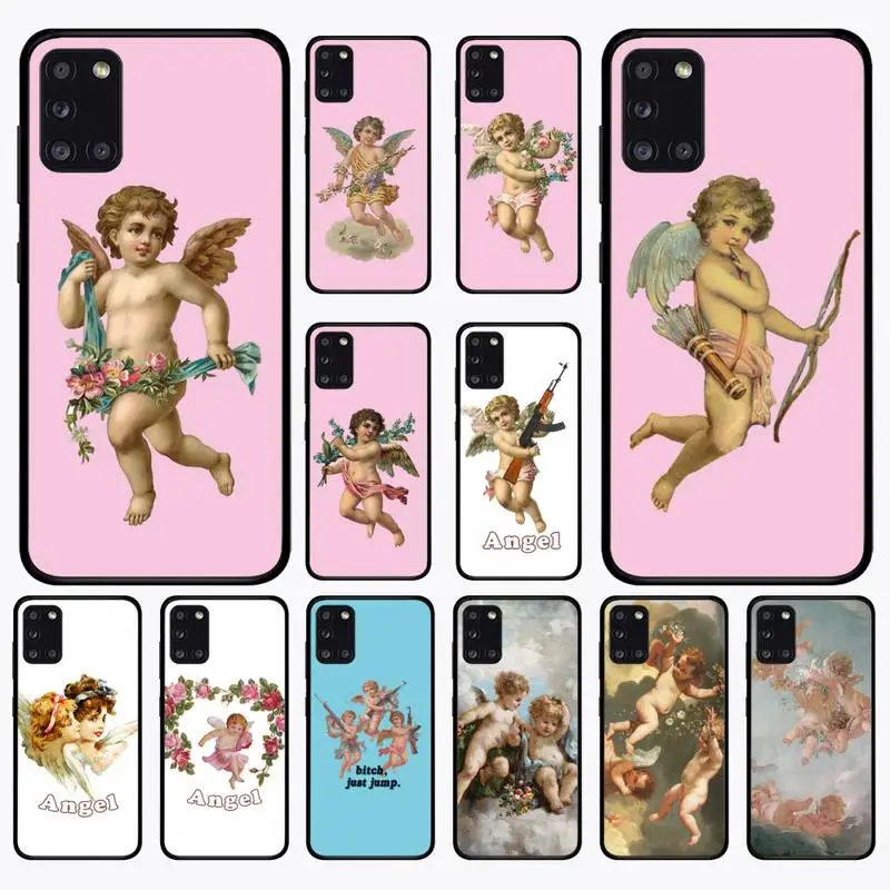 

Art angel baby Phone Case for Samsung A 51 30s 71 21s 10 70 31 52 12 30 40 32 11 20e 20s 01 02s 72 cover