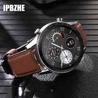 ipbzhe 2021 business smart watch men dial call smartwatch men sport ecg fitness bracelet clock watches for android apple xiaomi