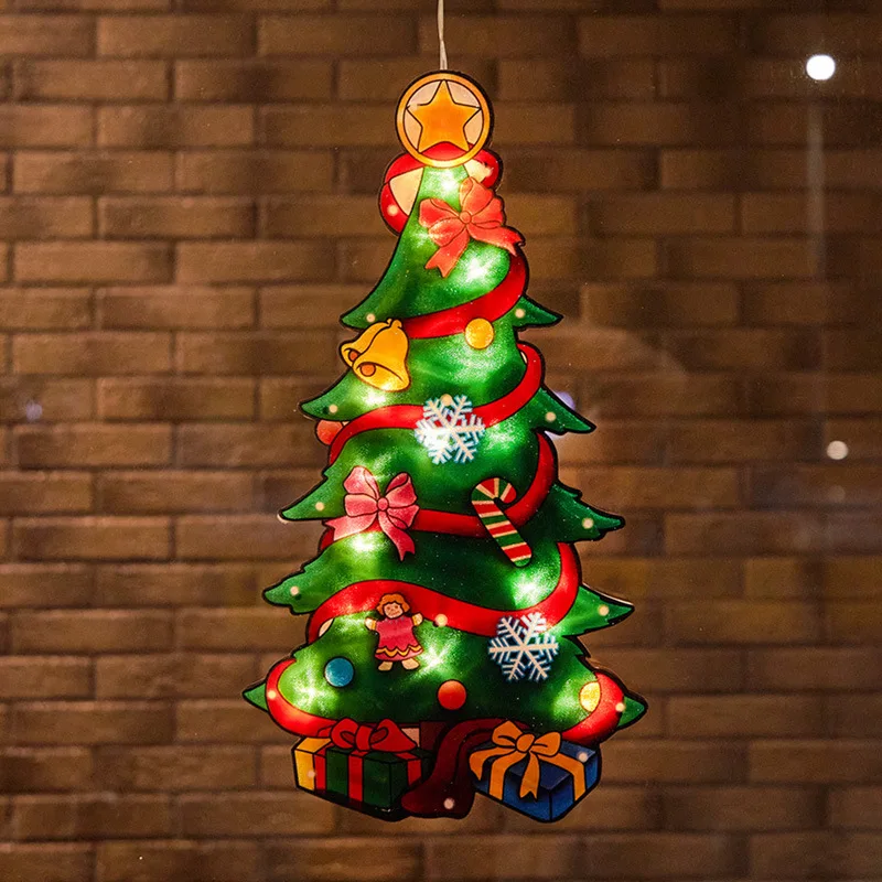 

Christmas Decorative String Lights Mall Bar Show Window Decoration Suction Cup