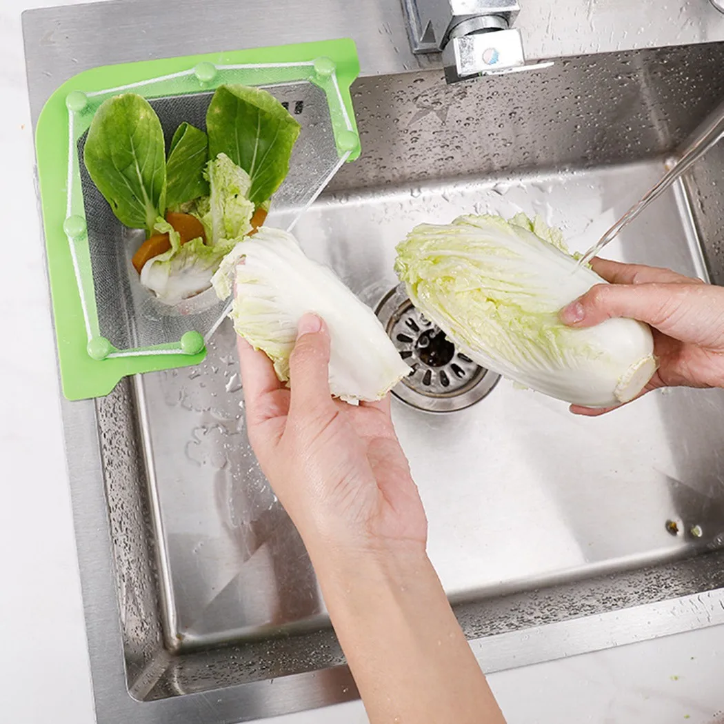 

KKitchen Sink Filter Net Drain Net Dark Green Tripod + 50 Nets + Nano Glue Household For Drop Shipping