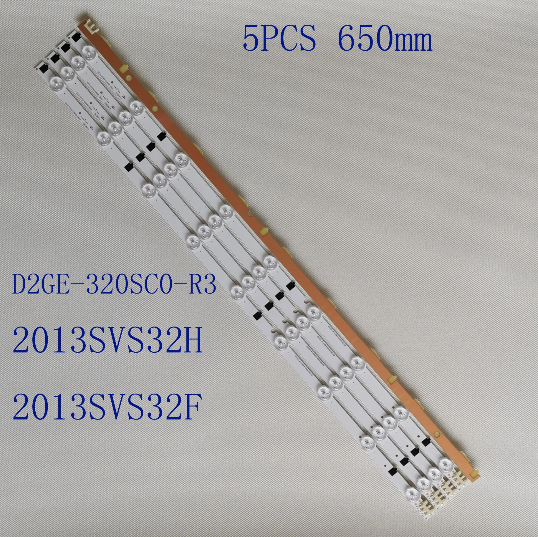 

5 pcs/set LED Strip 9 leds UE32F5000 UE32F6100 UE32F4000 UE32F5300 UE32F5000 2013SVS32H 9 BN96-25300A 26508B 26508A 25299A