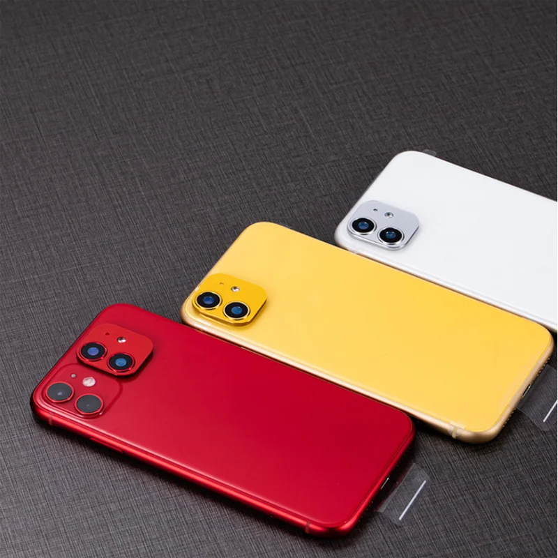 For iPhone XR Seconds Change to 11 for Apple Lens Sticker Modified Camera Cover Titanium Alloy | Мобильные телефоны и