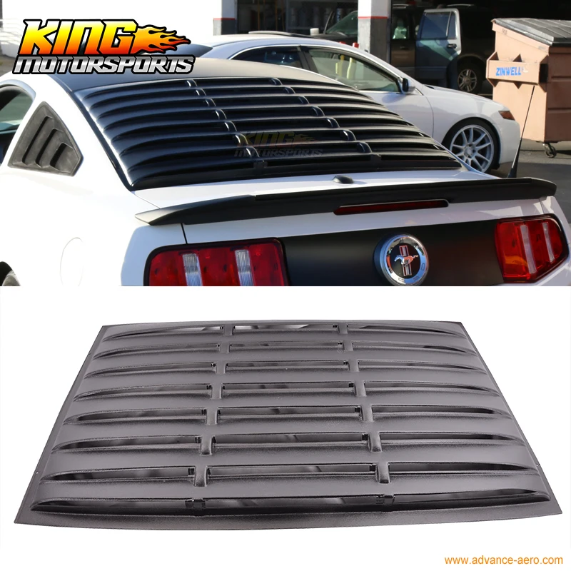 Жалюзи задние матовые черные из АБС пластика для 05 14 Ford Mustang GT V6 V8|abs|abs blackabs ford |