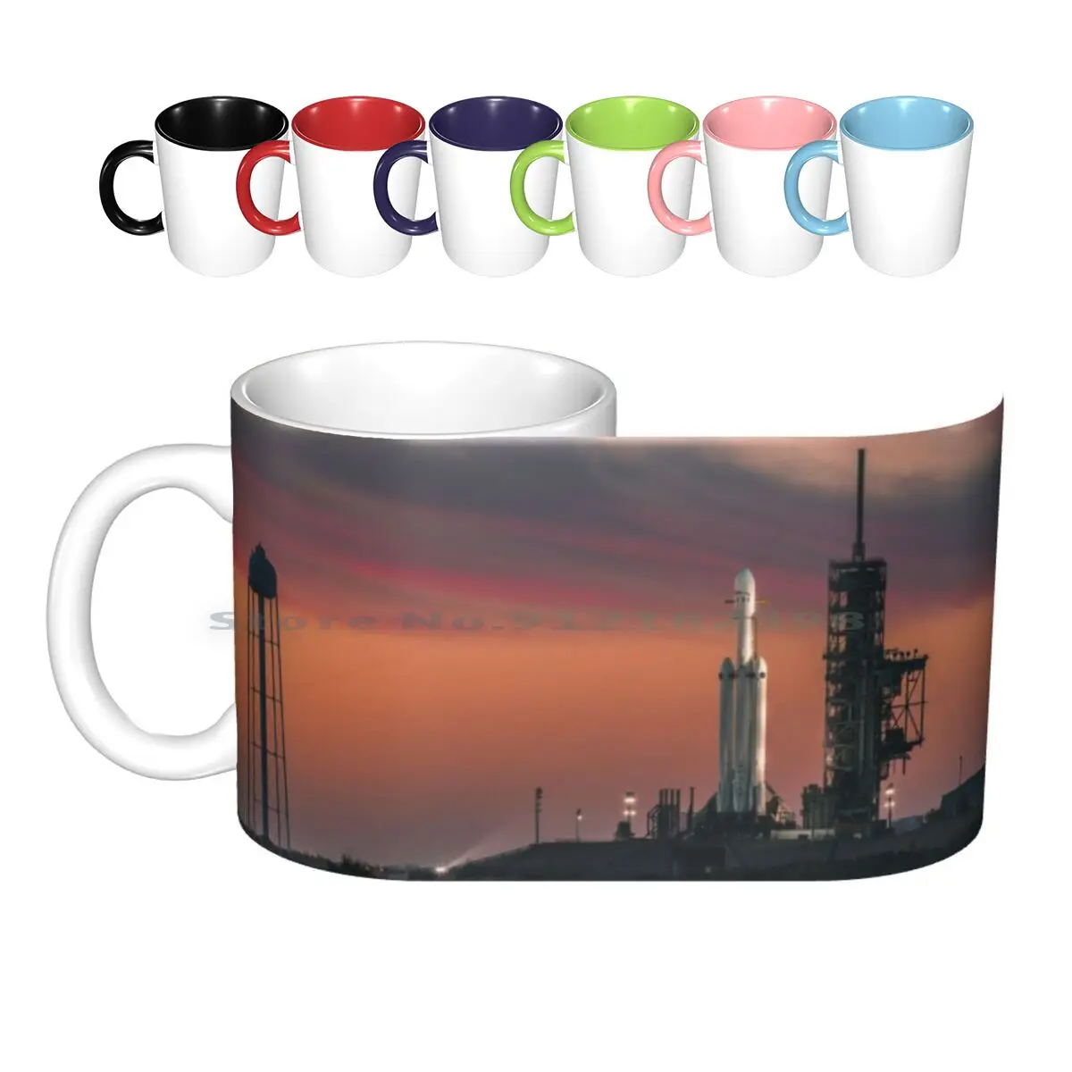 

Керамические кружки Spacex Falcon Heavy Epic Sky, кофейные чашки, Кружка для молока и чая, не волнуйтесь, Spacex Starman, арбуз, мускусный Сокол, тяжелый Сокол 9