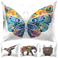 hot sales colorful fish sheep rooster horse throw pillow case cushion cover car sofa decor