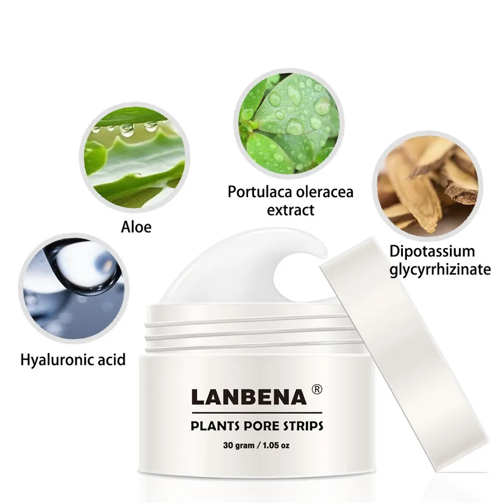 

LANBENA Nose Blackhead Remover Pore Band Mask Black Face Mask Acne Exfoliation Treatment Deep Cleansing Black Skin