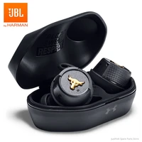 jbl ua flash project rock ture wireless sport earphone bluetooth earbuds waterproof headphone handsfree call with mic charge box