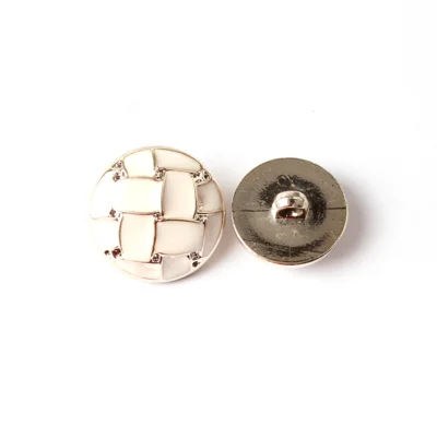 10PCS21MM Красивая жемчужная металлическая кнопка для пальто Скрапбукинг пошив одежды аксессуары для одежды DIY ремесла - Цвет: D