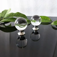 clear crystal round handles for cabinets door hardware furniture pull knobs drawer wardrobe cupboard kitchen decor