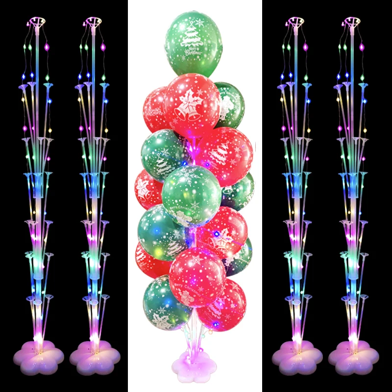

7/11/19 Tubes Christmas Balloons Stand Column Confetti Balloon Kids Birthday Party Baby Shower Wedding Decoration Supplies