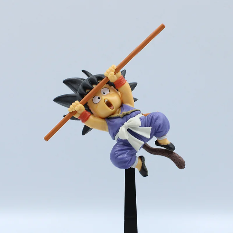 Горячая аниме Dragon Ball Z Модель ПВХ Гоку детство Драконий жемчуг пластик прыжки