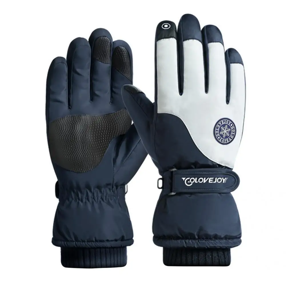 

1 Pair Warm Gloves Wear-Resistant Ultralight Waterproof Men Full Finger Warm Gloves Winter Gloves for Cycling