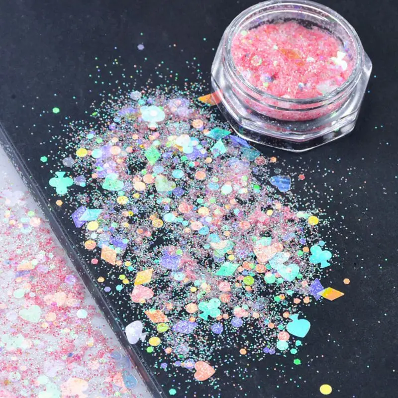 

14 Pcs/set DIY Nail Epoxy Glitter Powder, DIY Crystal Epoxy UV Glitter Powder Filler Eye Makeup Sequin for Epoxy Resin, Jewelry