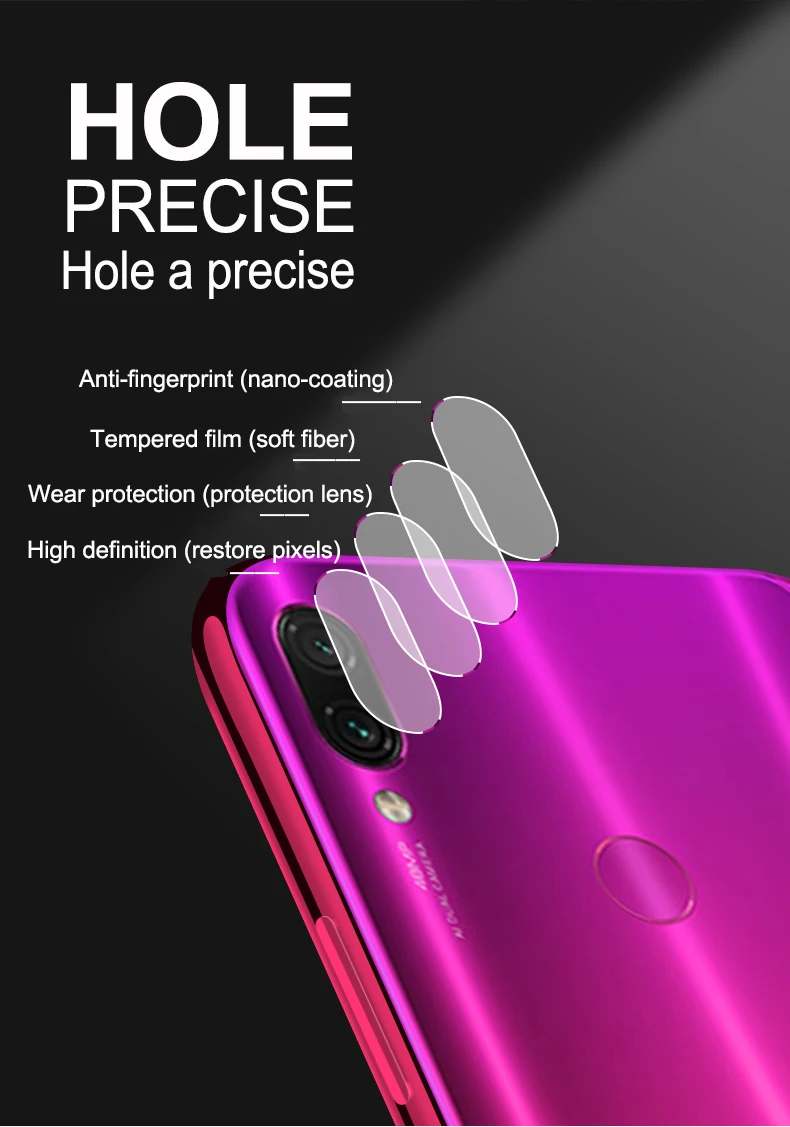 Lamorniea 3 шт., Защитное стекло для объектива amera для Xiaomi Redmi Note 8 Pro 8 T, закаленное стекло для камеры Redmi note 7 K30 K20 Pro