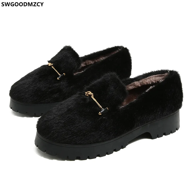 

Туфли женские на платформе, без застежки, лоферы, массивный каблук, офисная обувь, кроссовки, 2022