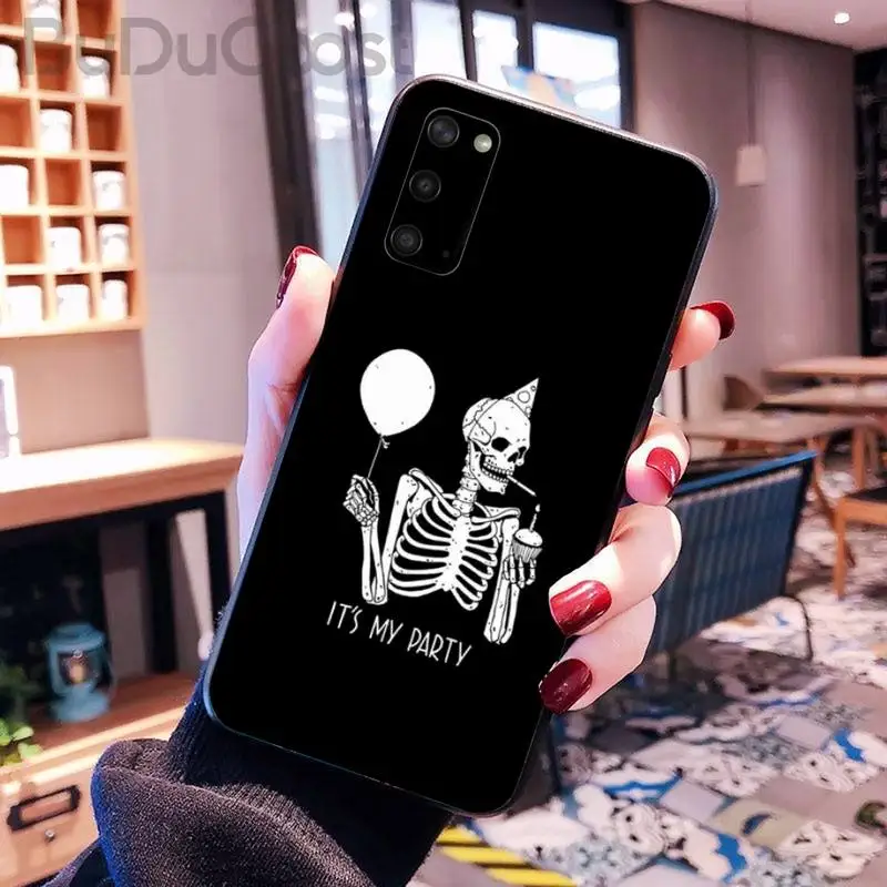 

Artistic personality skull Artistic form Phone Case for Samsung S20 plus Ultra S6 S7 edge S8 S9 plus S10-5G lite 2020 S10E