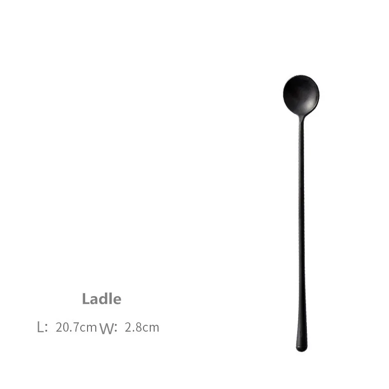 

Набор западных столовых приборов из нержавеющей стали 304 в стиле ретро, черный креативный нож, вилка, ложка для стейка, набор из трех предметов, цвет кофе