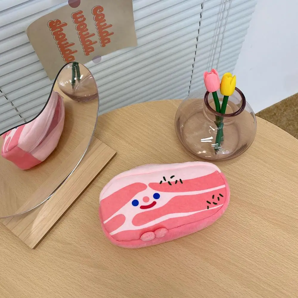 Новинка корейский Ins сетчатый красный бутон плюшевая игрушка косметический