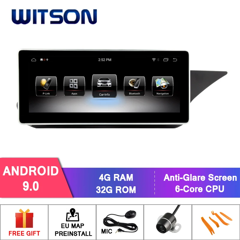 WITSON Android 9 0 10 25 ''автомобильное радио для MERCEDES-BENZ e-класса седан C207 A207 2016-2017 (NTG5.0)