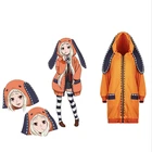 Аниме Косплей Костюм Runa Yomotsuki Толстовка джабами юмеко Женское пальто оранжевый пиджак с носками на заказ зимние милые пижамы