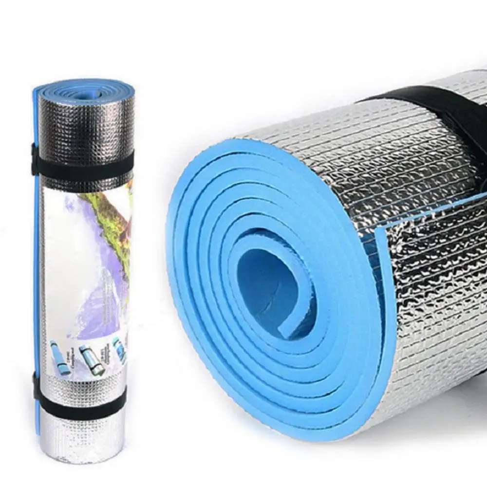 

10MM Thick Moisture-Proof Cushion Outdoor Dampproof Thicken EVA Foam Mat Camping Blanket Sleeping Aluminum Foil Pad Yoga Mats