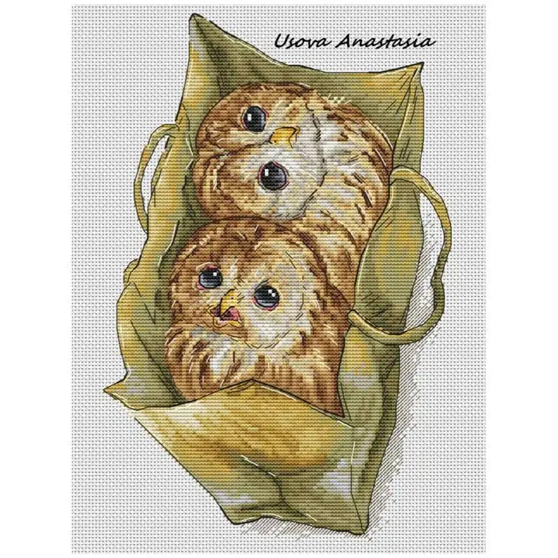 Набор для вышивки совами