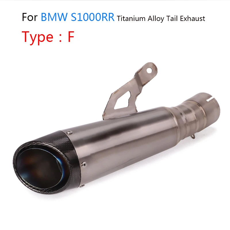 

Slip On For BMW S1000RR 2019 2020 Titanium Alloy Tail Exhaust Pipe Tubo De Escape Moto Motorcycle Exhaust System DB Killer