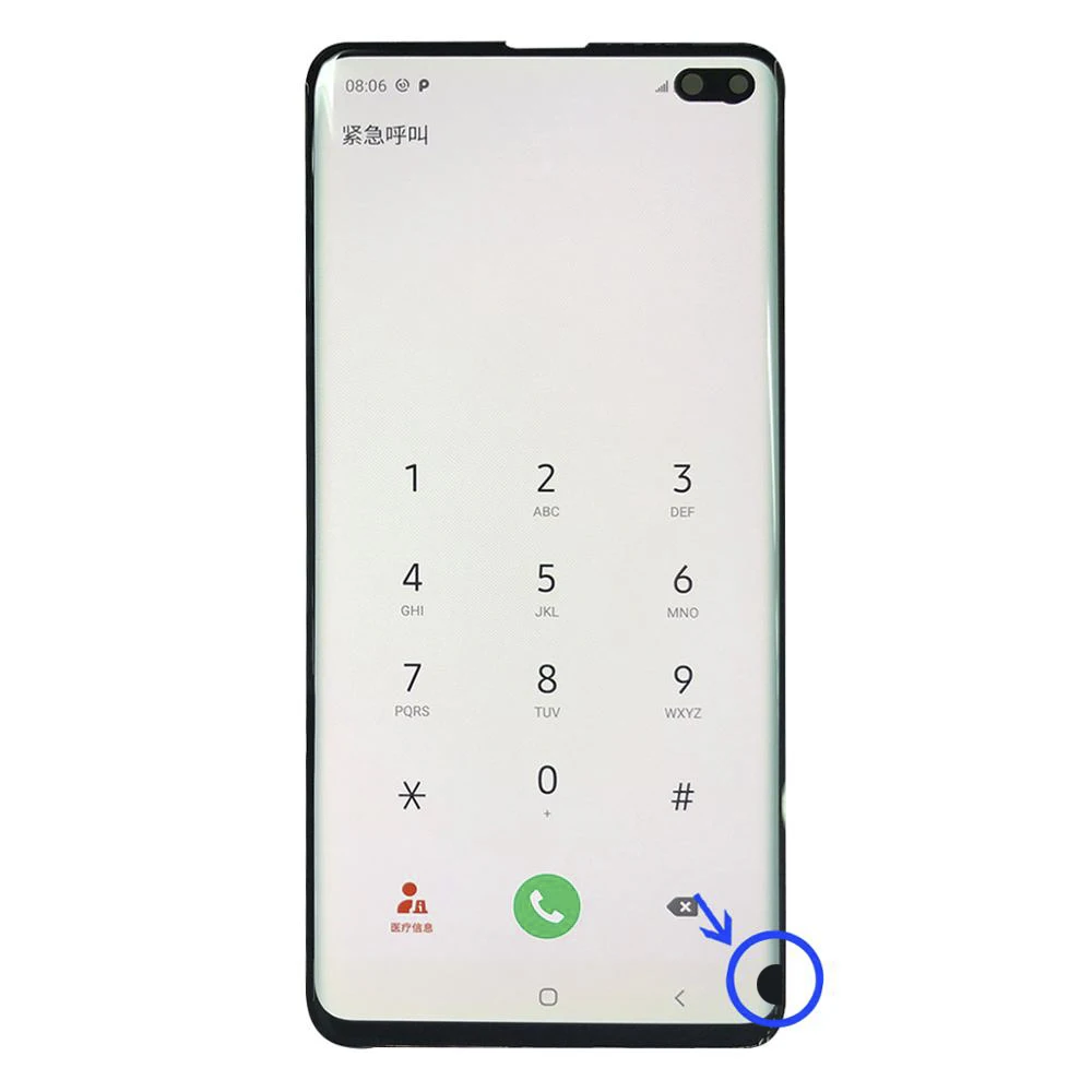 Точечный Оригинальный ЖК дисплей для Samsung Galaxy S10Plus сенсорный экран S10 + Plus G9750 G975F