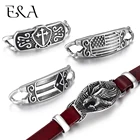 Коннектор из нержавеющей стали, изогнутый, 11 отверстие для петли 6 мм, для изготовления браслетов в стиле панк, фурнитура для подключения ювелирных изделий