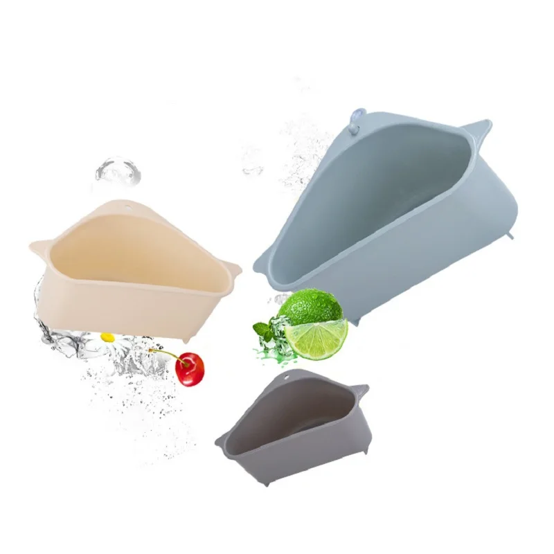 WBBOOMING Kitchen Fruit Drain Basket Bathroom Corner Shampoo Cosmetic Soap Shelves Accessories Storage Rack And Holders | Дом и сад