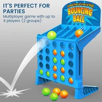bouncing linking shots educational toys childrens portable jump ball four line board game toy christmas gifts for children