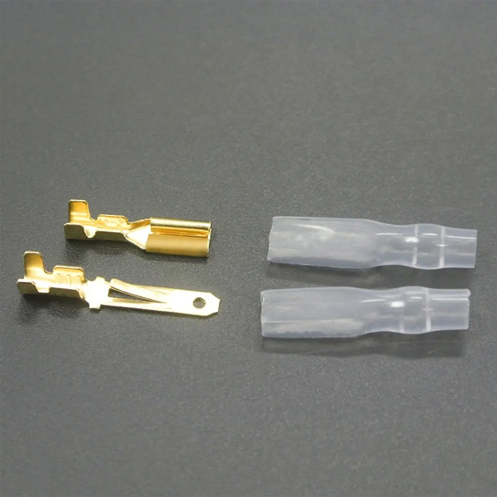 200 шт. 50 пар обжимной рукав терминалов провода Обёрточная бумага Женский Мужской