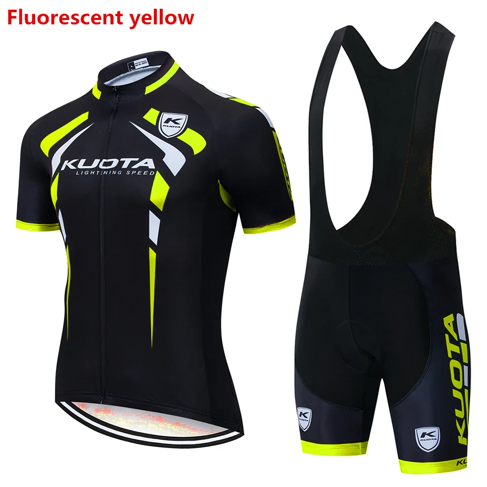 Short suit Pro Команда UCI Велоспорт Джерси KUOTA Велоспорт Набор 9D Гель Короткий рукав гоночный MTB костюм Майо велосипед одежда Ropa Ciclismo - Цвет: Short suit