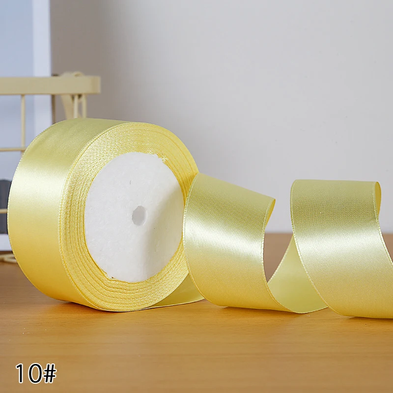 

4cm satin ribbon handmade rose flower ribbon gift packaging decoration ribbon color ribbon diy jewelry material