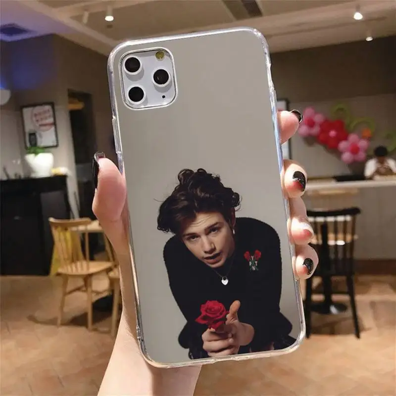 

Payton Moormeier Net Red Phone Case Transparent for iPhone 6 7 8 11 12 s mini pro X XS XR MAX Plus