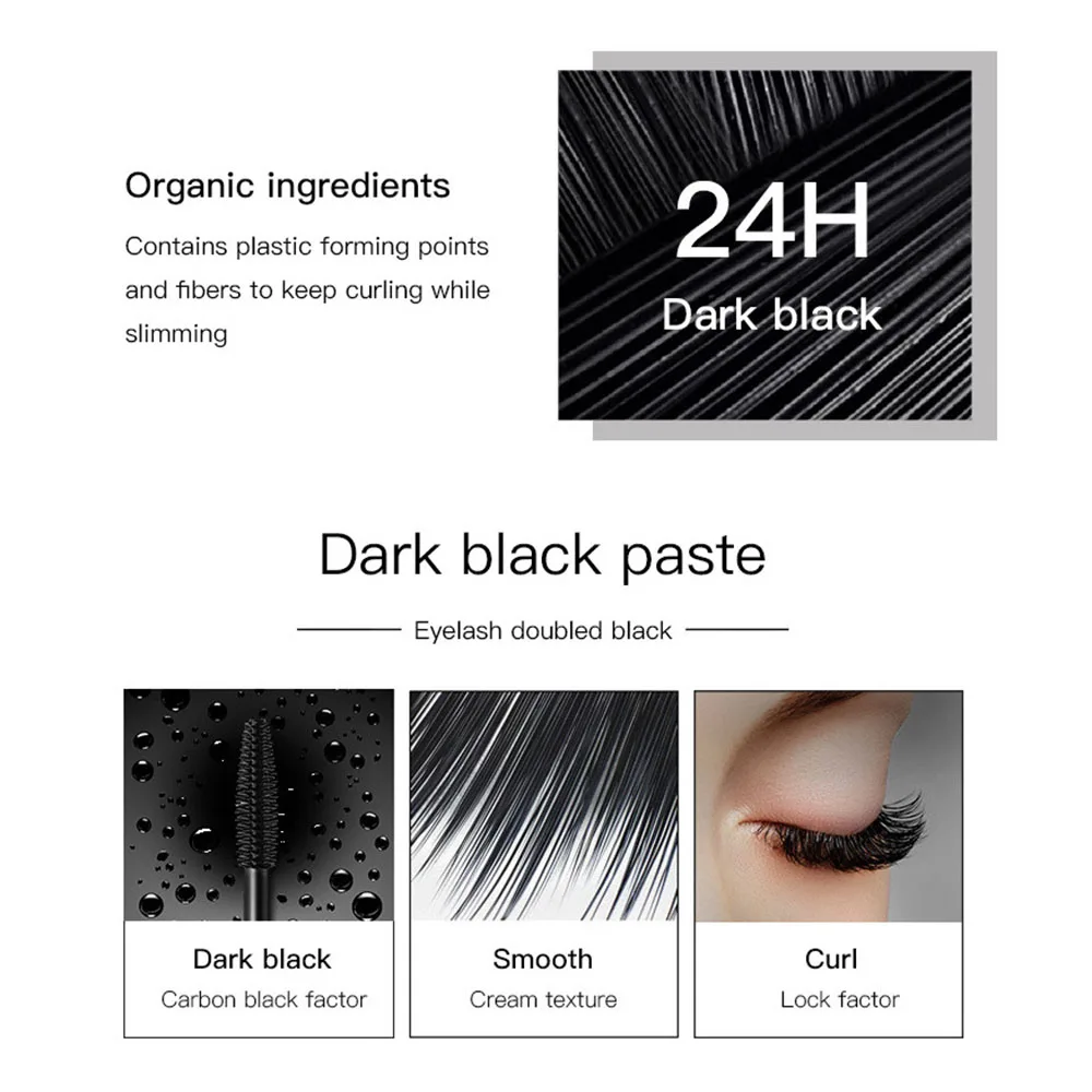 

4 Color Eyelashes Mascara Black Lash Eyelash Extension Beauty Makeup Long-wearing Mascara Eyes Makeup Cosmetics