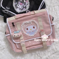 action figure model toy mymelody original homemade japanese cute large capacity backpack school bag holiday gifts for children