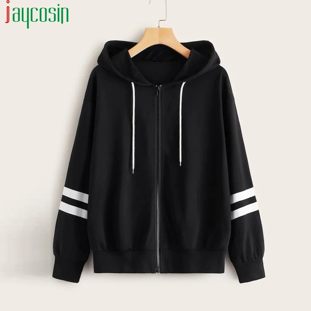 Женские толстовки свитшоты спортивные полосатые повседневные женские топы на